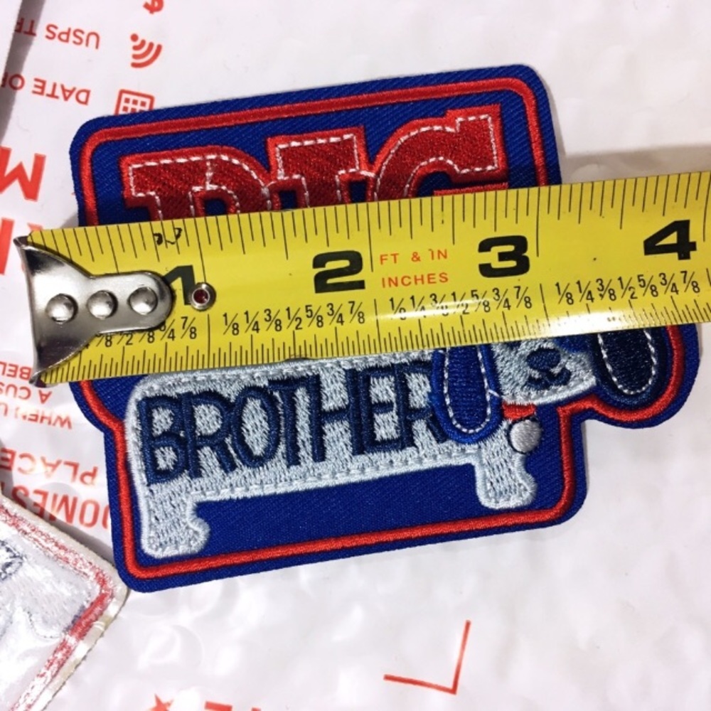 NEW BIG BROTHER PATCHES SIBLING BADGES 2-PACK - Picture 6 of 8